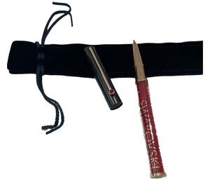 Swarovski Crystalline Gloss ballpoint pen Red, Rose gold-tone plated damage